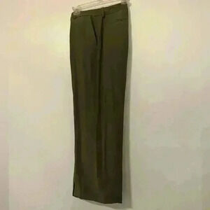 CK suit pants; olive green: NWOT